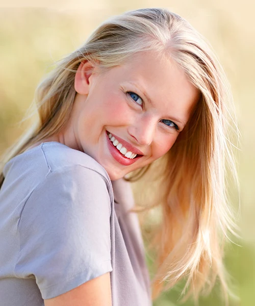 Patient smiling